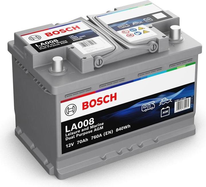 Immagine prodotto Bosch Automotive AGM Versorgungsbatterie 12V/70Ah/760A (12 V, 70 Ah, 760 A)