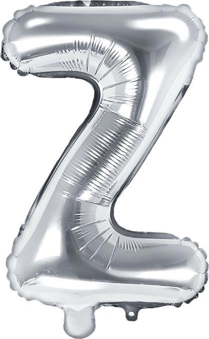 Image du produit Partydeco Lettre ballon "Z" en argent (1 x)