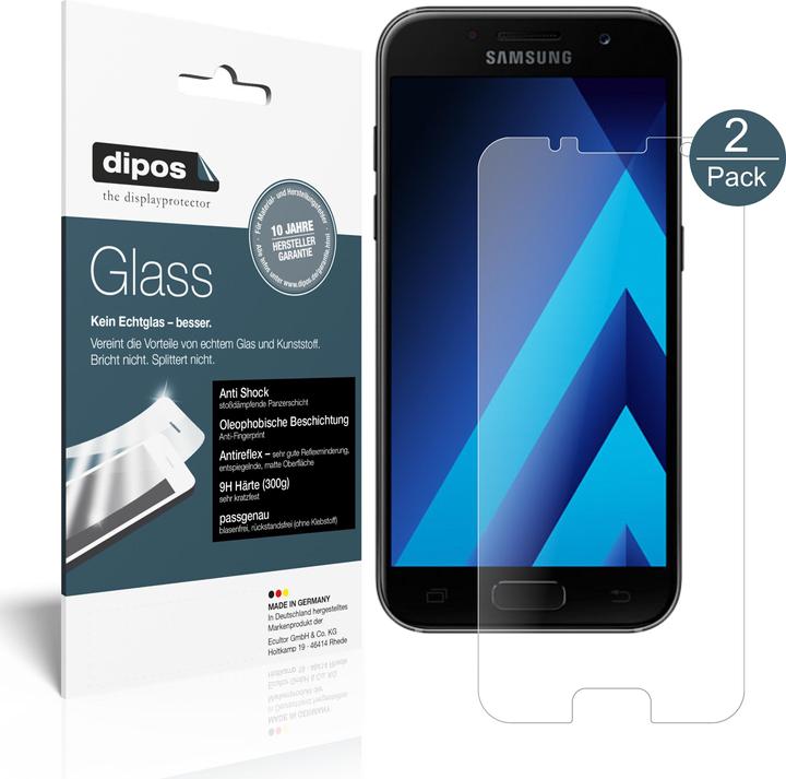 Image du produit Dipos Film de Protection d’écran Anti-Shock (2 pièce(s), Samsung Galaxy A5 (2017))