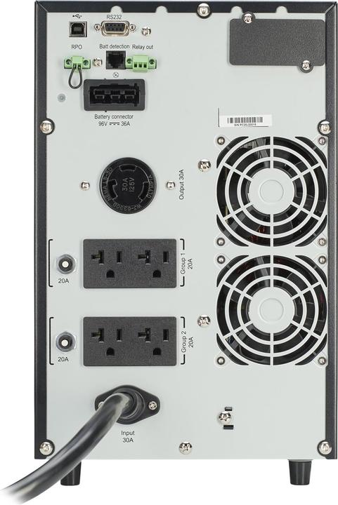 Actual product image Eaton 9SX3000 Uninterruptible Power Supply (UPS) Double Conversion (Online) 3 kVA (2700 VA, 3000 W, Online double converter UPS)