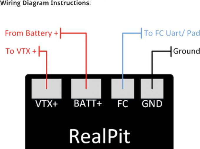 Immagine prodotto Whitenoise Interruttore di alimentazione RealPit VTX di TinysLEDs (Ricambi per droni)