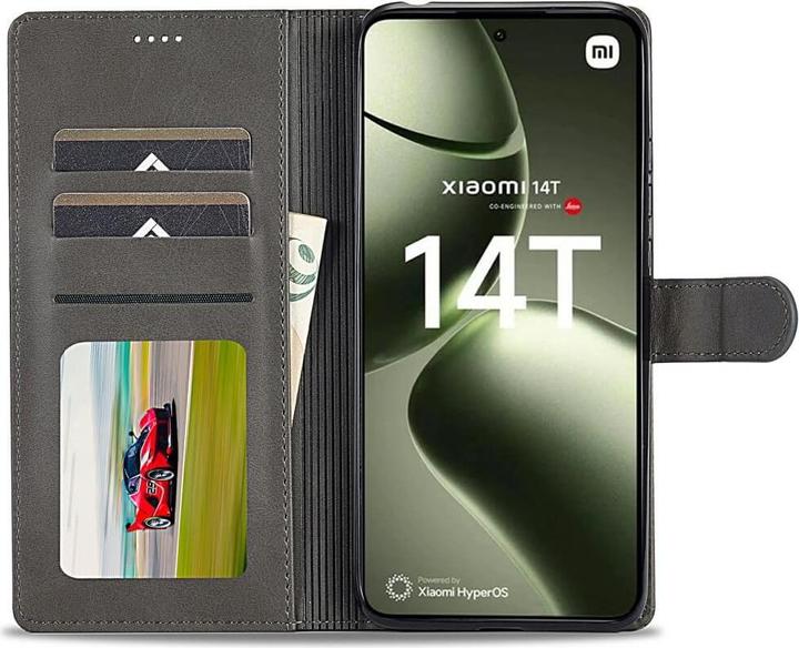 Actual product image LC.Imeeke Xiaomi 14T - Leather Case Cover (Xiaomi 14T)