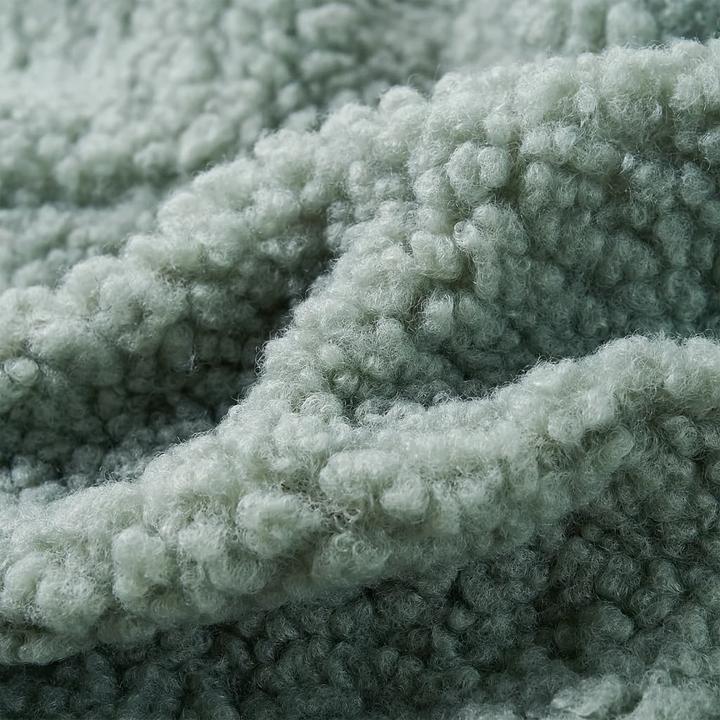 Actual product image VidaXL Children's hooded jacket teddy faux fur mint green (104)