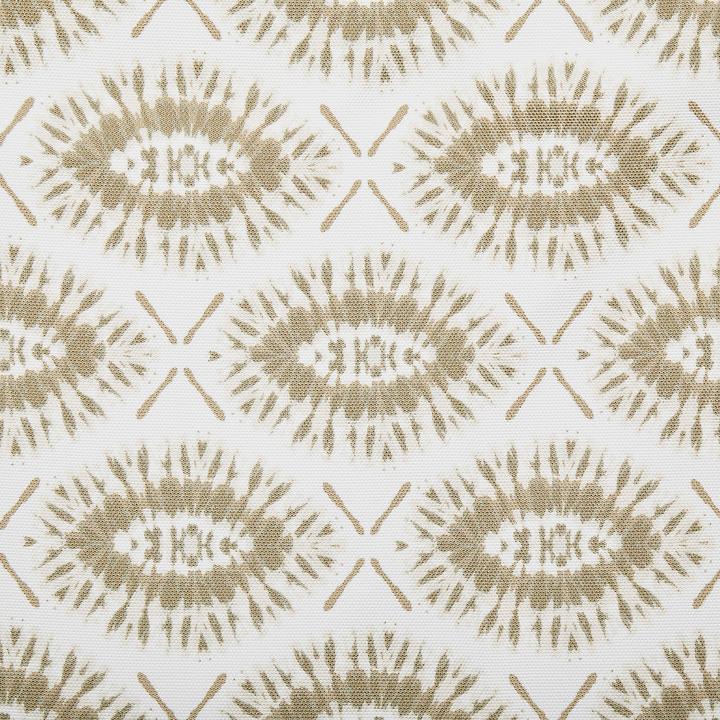 Actual product image Beliani Fabric cover set of 2 for garden loungers ANZIO / AVELLINO boho pattern sand beige