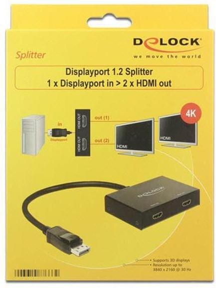 Actual product image Delock DP to (HDMI, 10 cm)