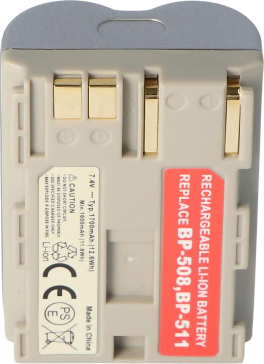 Produktbild AccuCell Akku Canon BP-511 Akku BP-508, BP-512 (Kamera Akku)