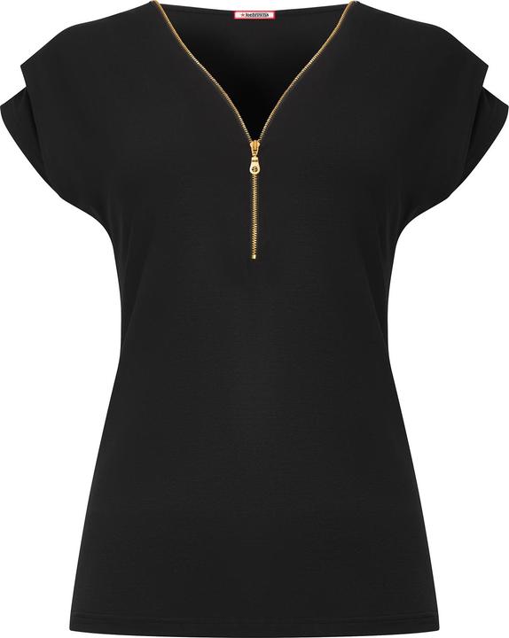 Produktbild Joe Browns Zip Neck Cap Sleeve Jersey Top (34)