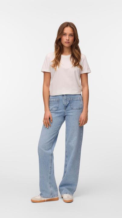 Immagine prodotto Vero Moda VMTESSA Hohe Taille Weiter Beinschnitt Jeans Weit geschnitten (W30/L34)