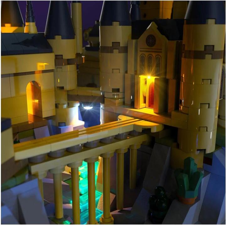 Image du produit Light my bricks LMB 2.0 Jeu de lumières LED pour LEGO 76419 Harry Potter Château de Poudlard avec terrain du château
