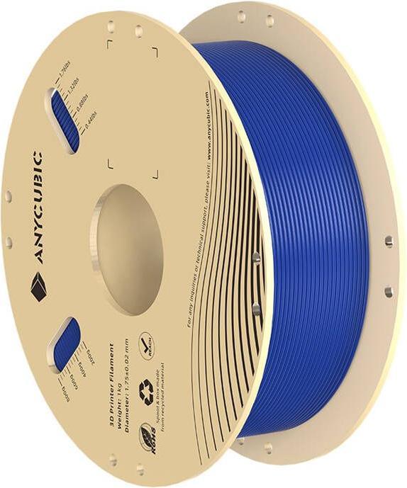 Actual product image Anycubic PLA 1 KG Filament (Blue) (PLA, 1.75 mm, 1000 g, Blue)