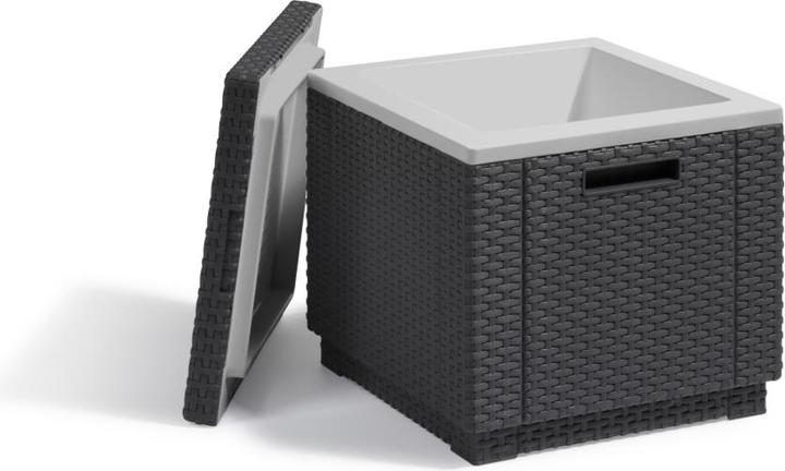 Actual product image Allibert Cube stool (with cushion)