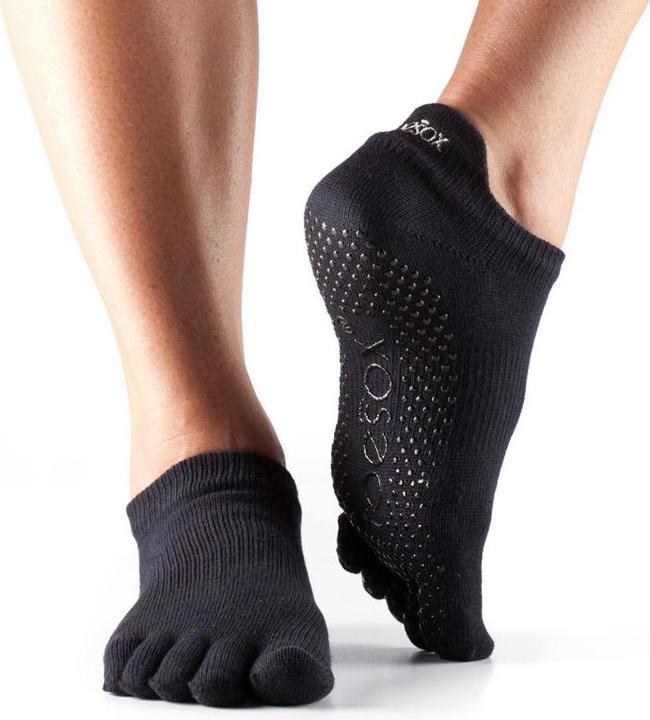 Produktbild Toesox Zehensocken Low Rise Full Toe S, Schwarz (S)