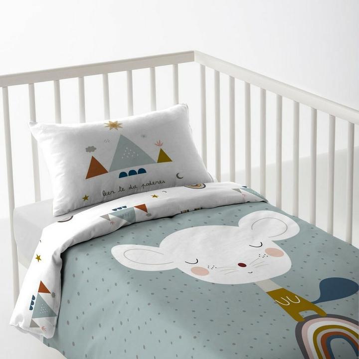 Immagine prodotto Haciendo el Indio Bettdeckenbezug Magic Dragon Reversibel 80 cm Babybett 115 x 145 + 20 cm