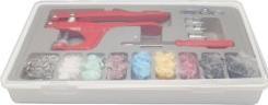 Actual product image Kleiber Snap fastener set with pliers, 150 pieces for easy attachment of snap fasteners