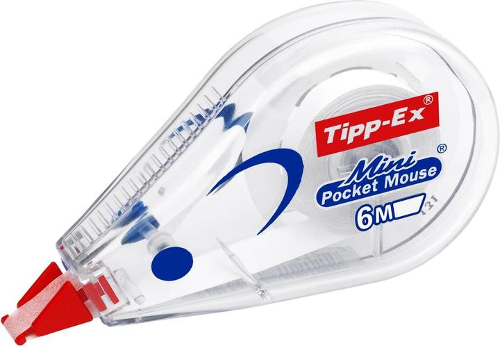 Actual product image Bic Correction tape Mini Pocket Mouse 5 mm x 6 m, in a pack of 10. 512085