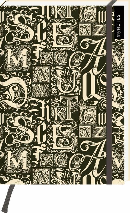 Produktbild Notizbuch A5: Dark Academia Library (Gepunktet, Harter Einband)