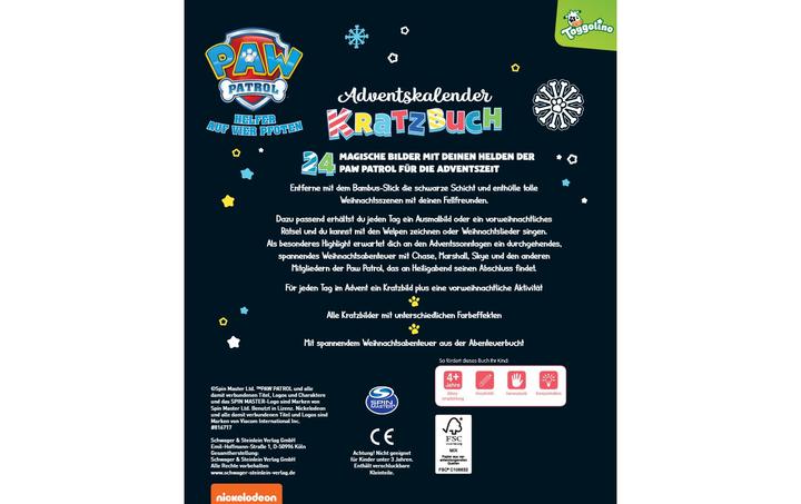 Nährwerte und Zutaten Paw Patrol