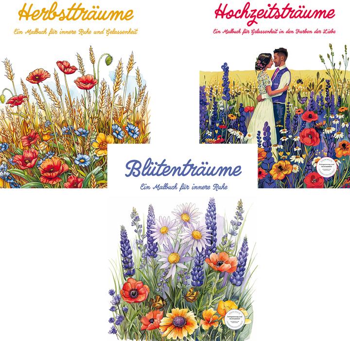 Immagine prodotto Holland:Blütenträume - Ein Malbuch für