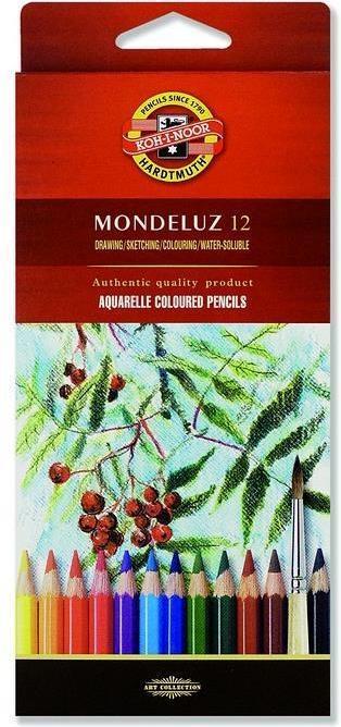 Actual product image Koh-i-Noor Watercolour pencils Mondeluz 12 sp (12 x)