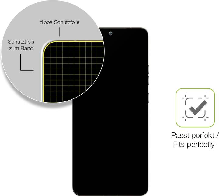 Produktbild Dipos Full Cover Schutzfolie Matt (1 Stück, Motorola Edge 50 Pro)