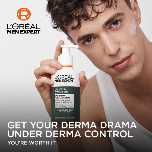 Produktbild L'Oréal Paris Men Expert Derma Control Purifying Gel Cleanser (Gel, 260 ml)