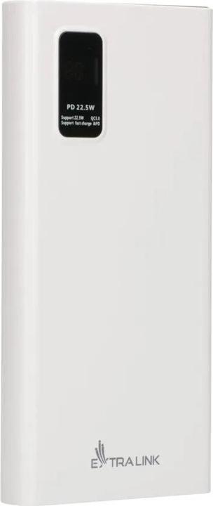Image du produit Extralink EPB-067W power bank Lithium Polymer (LiPo) White (10000 mAh, 22.50 W, 37 Wh)