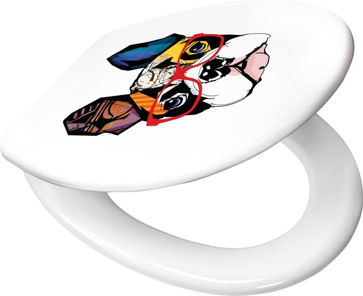 Immagine prodotto Kleine Wolke Sedile per wc Henry con chiusura morbida, multicolore