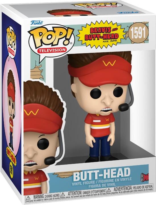 Actual product image Funko Beavis and Butthead POP! TV Vinyl Figure Butt-head 9 cm