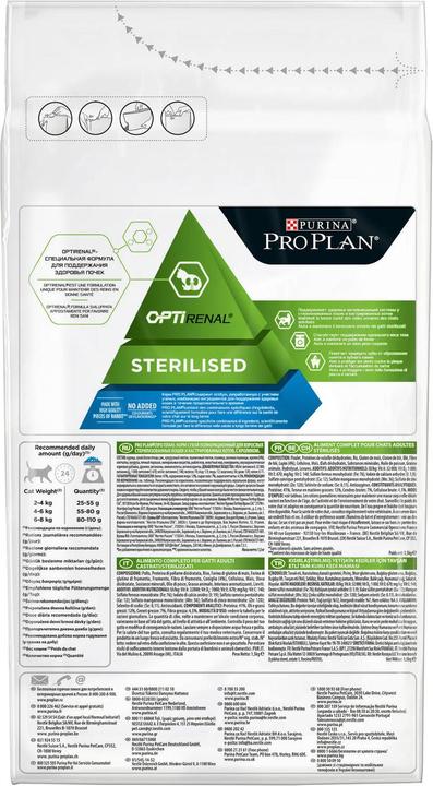 Immagine prodotto Pro Plan Coniglio sterilizzato gatto (Adulto, 1 pz., 1500 g)