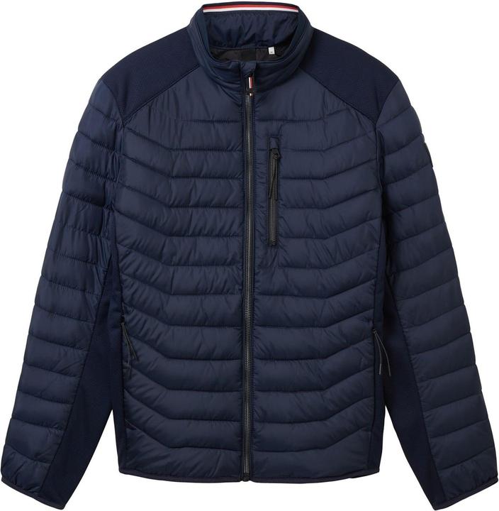 Immagine prodotto Tom Tailor Giacca Giacca trapuntata con collo alto e tasche con zip (M)