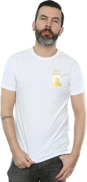 Actual product image Disney Mens Mary Poppins Snowball Chest T-Shirt (XXL)