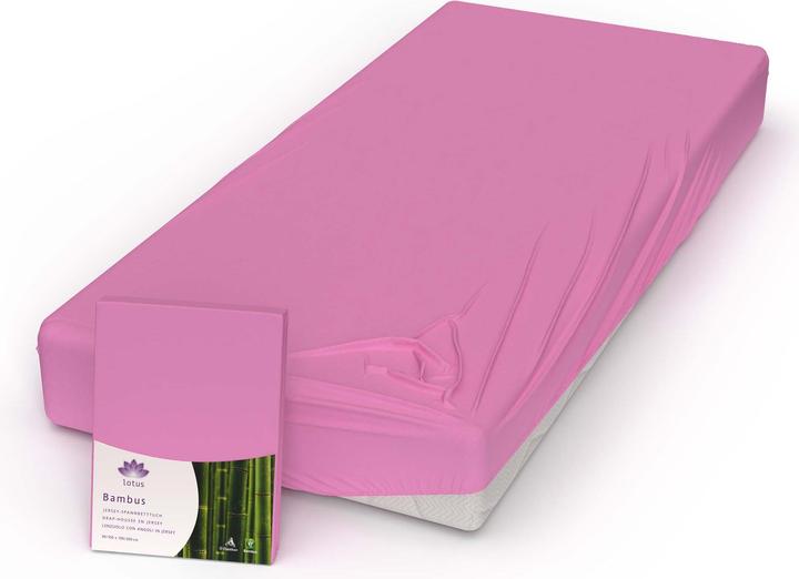 Immagine prodotto Lotus Bettwaren Lenzuolo matrimoniale in bambù (90 x 190 cm, 100 x 200 cm)