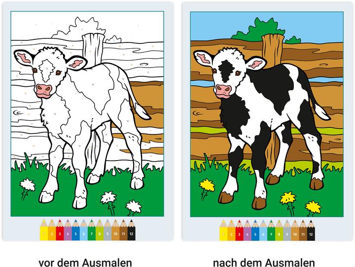 Actual product image Ravensburger CreArt Painting by numbers from 5: Animal children