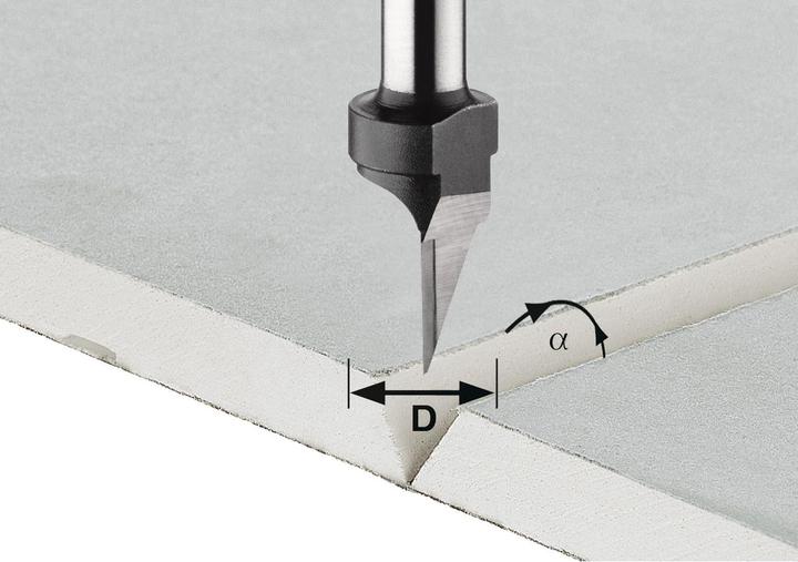 Actual product image Festool Plasterboard cutter, HM-tipped shank-ø 8