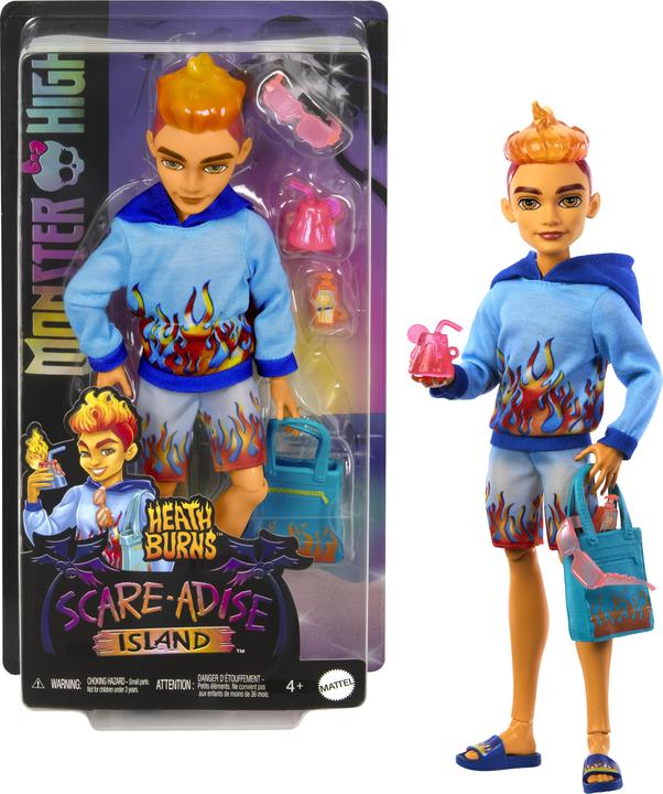 Actual product image Monster High Scare-adise Island Heath Burns Doll