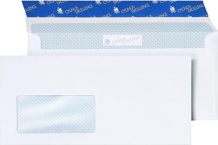 Actual product image Cygnus Excellence Envelopes, DIN long, with/without window (DL, 500 x)
