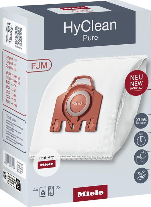 Produktbild Miele Staubfilterbeutel FJM HyClean Pure 4 Stück (4 x)