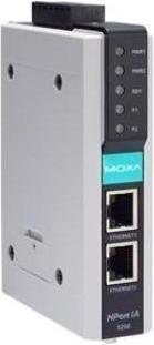 Immagine prodotto Moxa NPORT IA-5250-T - Server di dispositivi a 2 porte RS-232/422/485 con 2 porte 10/100BaseT(X)