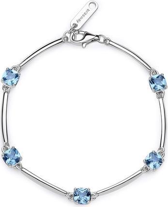 Brosway Fancy Cloud Light Blue Cubic Zirconia Silver Bracelet FCL05