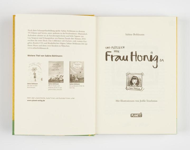 Produktbild Und plötzlich war Frau Honig da (Deutsch, Sabine Bohlmann, 2017)
