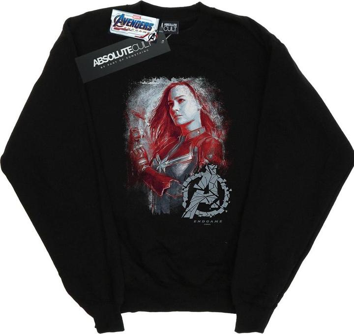 Actual product image Mens Avengers Endgame Captain Brushed Cotton Sweatshirt (M)