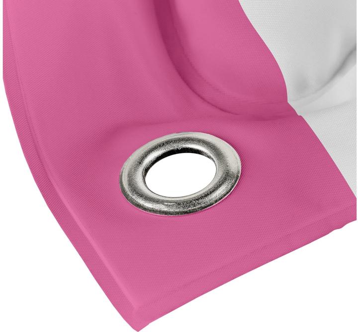 Actual product image Kolma air mattress Stripy Flamingo/White