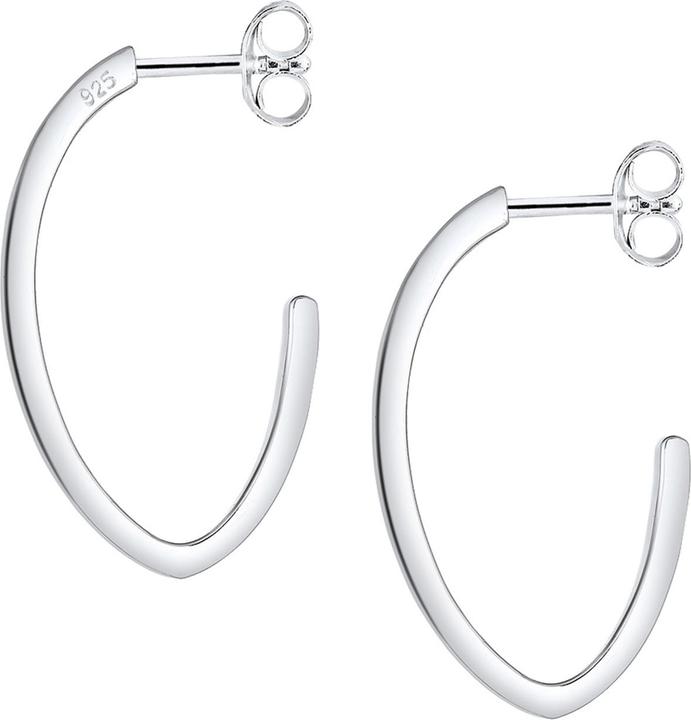 Actual product image Elli Basic Creolen (Sterling Silver)