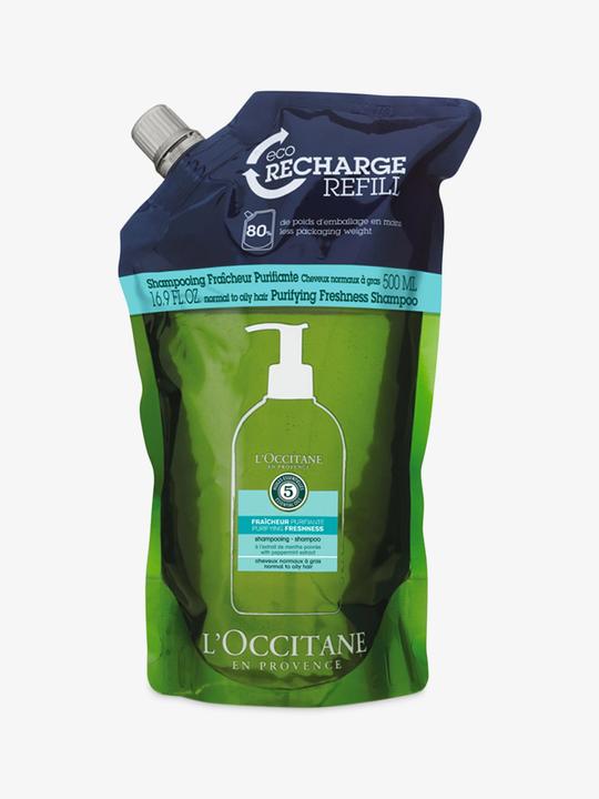 Produktbild L'Occitane ECO Recharge Shampoo Purifiant (500 ml, Flüssiges Shampoo)