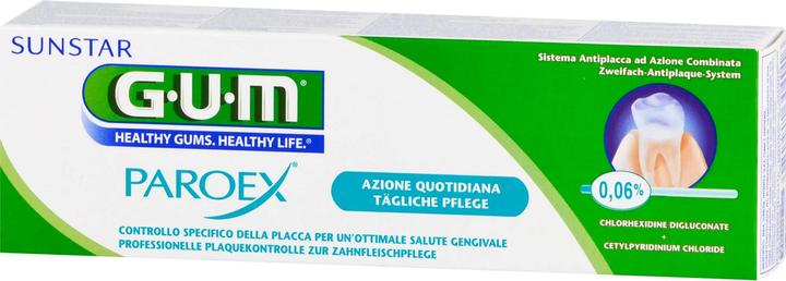 Actual product image GUM SUNSTAR PAROEX Zahnpasta 0.06 % chlorhexidine (75 ml)