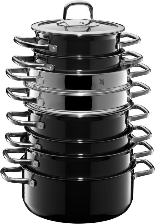 Produktbild WMF Bratentopf schwarz (24 cm, Kochtopf, Edelstahl)