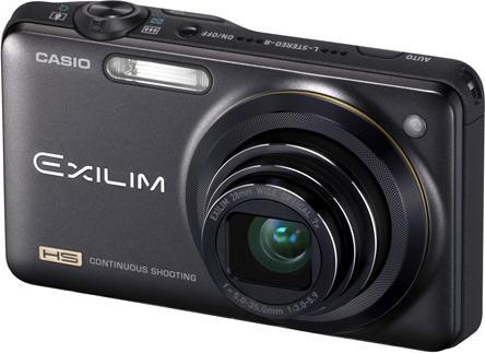 Casio Exilim EX-ZR10, 12MP, 7x Zoom, FullHD Movies, Schwarz (12.10 Mpx, 1/2,3'')