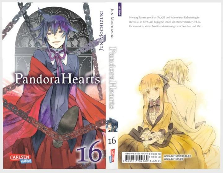 Produktbild Pandora Hearts, Band 16 (Deutsch, Jun Mochizuki, 2013)