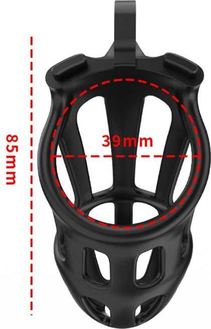 Actual product image Rimba P-Cage penis cage (S)