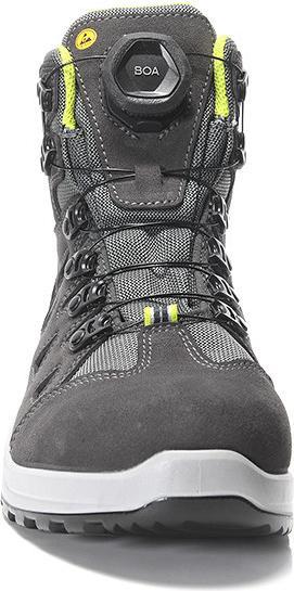Actual product image Maddox ELTEN professional boots RILEY XXF BOA® GTX grey-lime Mid ESD O2 WR CI Gr. 43 (O2, 43)